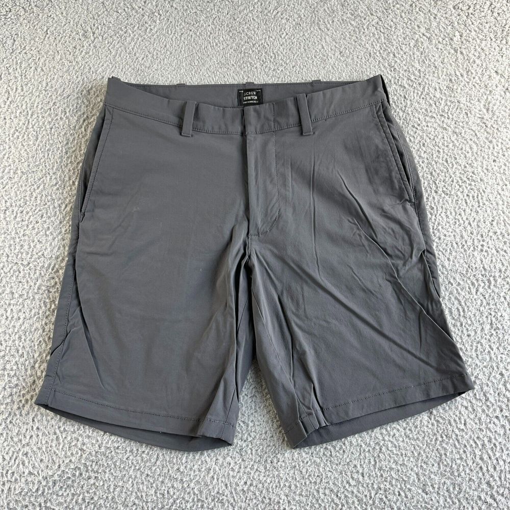 NEW J. Crew Shorts Mens 30 Gray Chino Hybrid Performance Stretch Golf Outdoor